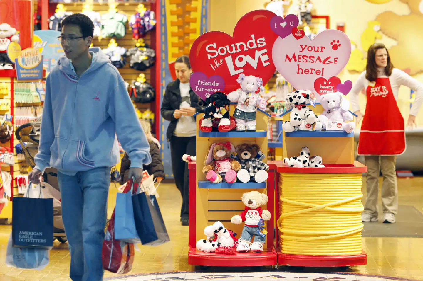 Bamsekæden er også at finde i Sydkorea. Den danske del af Build-A-Bear Workshop-selskabet er tidligere gået konkurs af to omgange. (Arkivfoto).