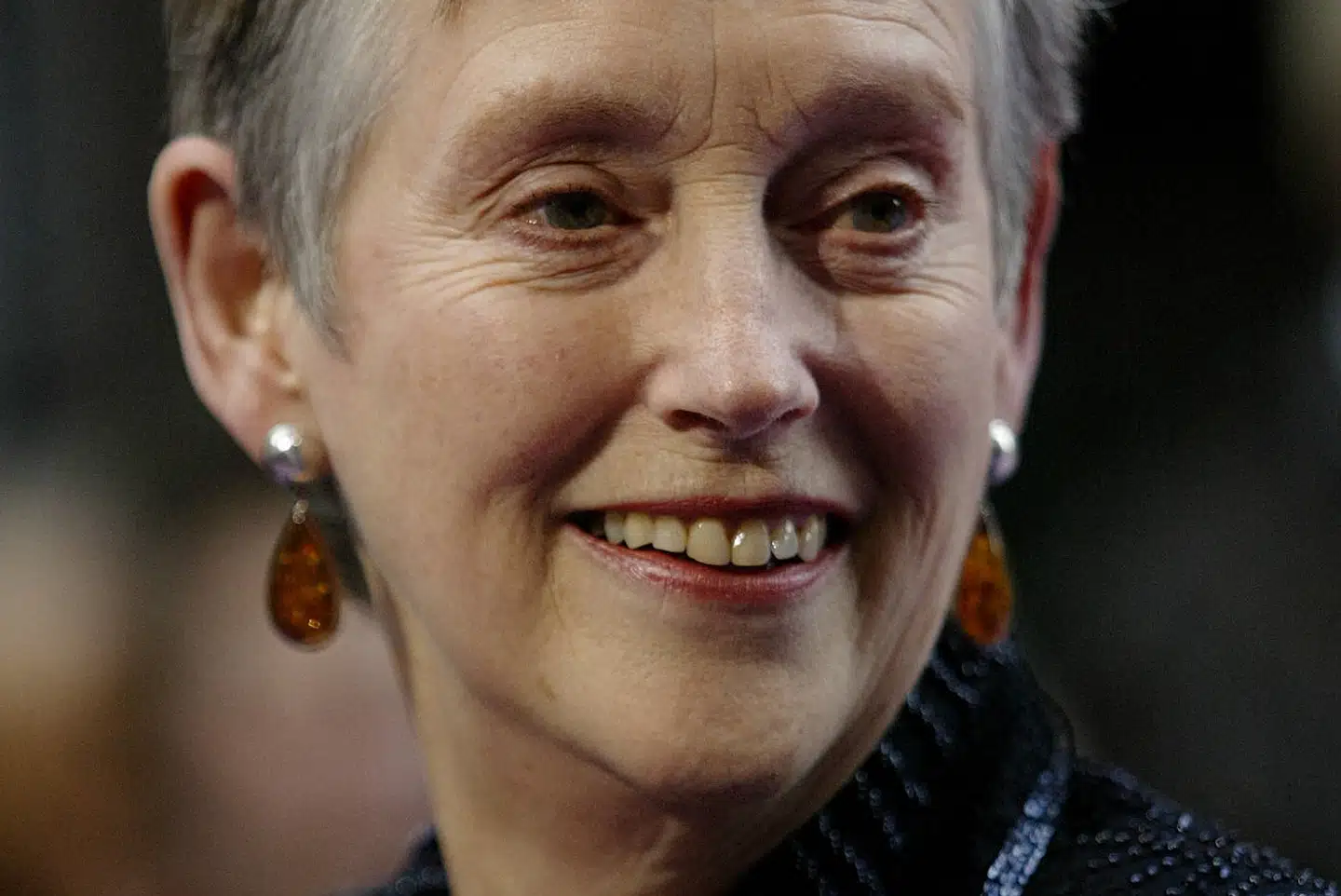 Den nu afdøde Stella Rimington under British Book Awards i 2004. Hun blev 90 år.