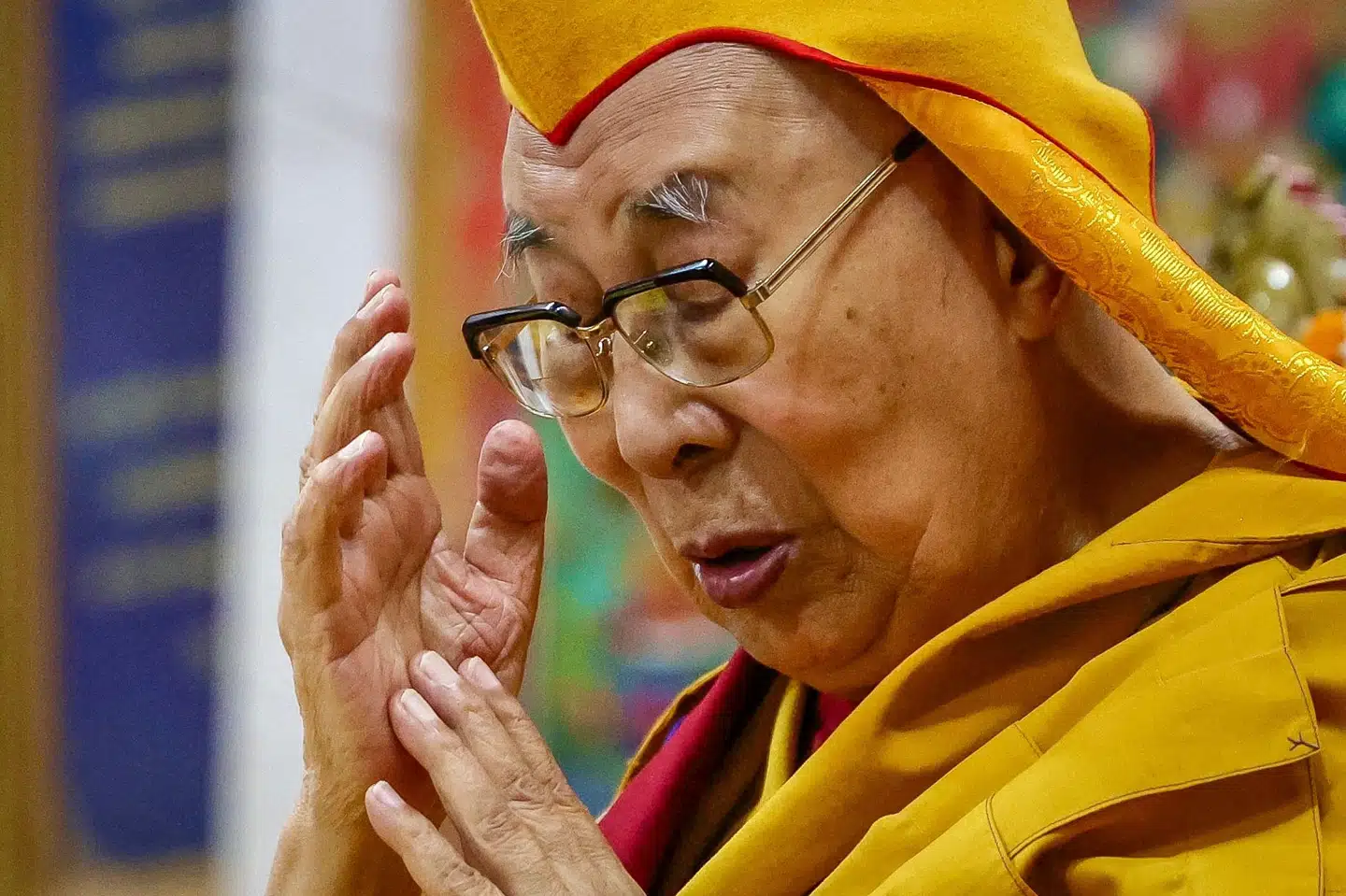 Tibetanernes religiøse leder, Dalai Lama, har sagt, at hans efterfølger bliver én, der er født uden for Kina. (Arkivfoto).