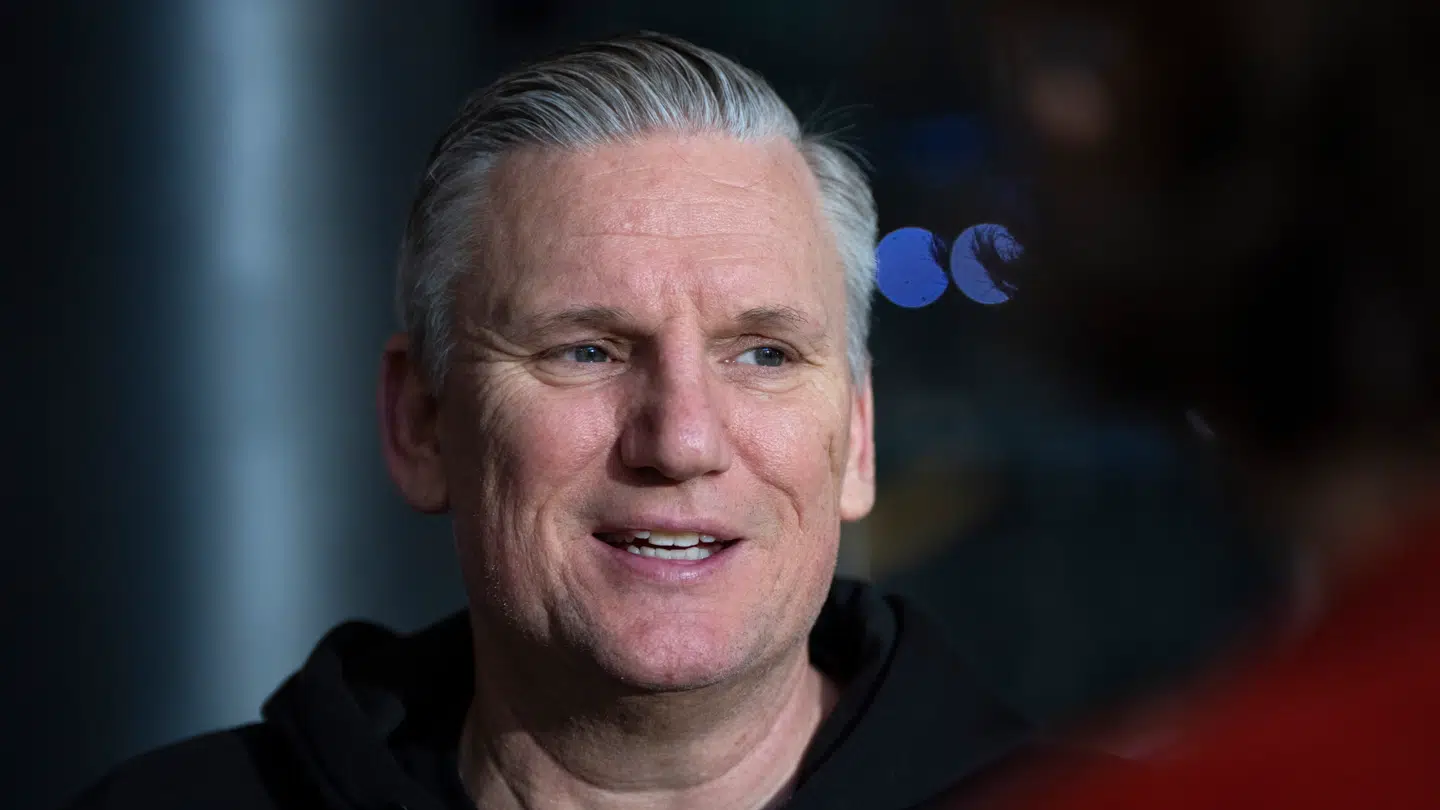 Landstræner Nikolaj Jacobsen under pressemødet med Danmarks VM håndboldherrer på Hotel Scandic Fornebu i Oslo lørdag den 1. februar 2025.. (Foto: Bo Amstrup/Ritzau Scanpix)