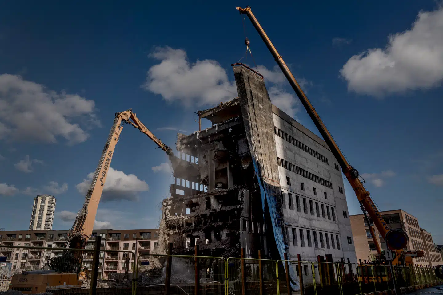 Carlsberg Byen under opførelse i 2021. En ejendom over seks etager er ifølge Teknik- og Miljøforvaltningen over 24 meter høj.