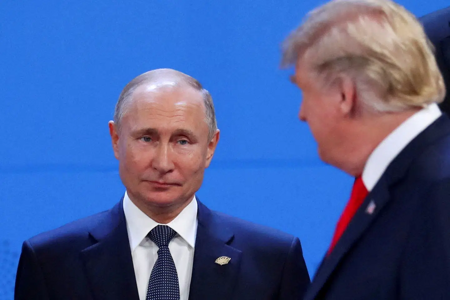Her ses Trump og Putin under G20-møde i Argentina i 2018. Nu skal de ifølge rådgiver mødes personligt for første gang i flere år. (Arkivfoto).