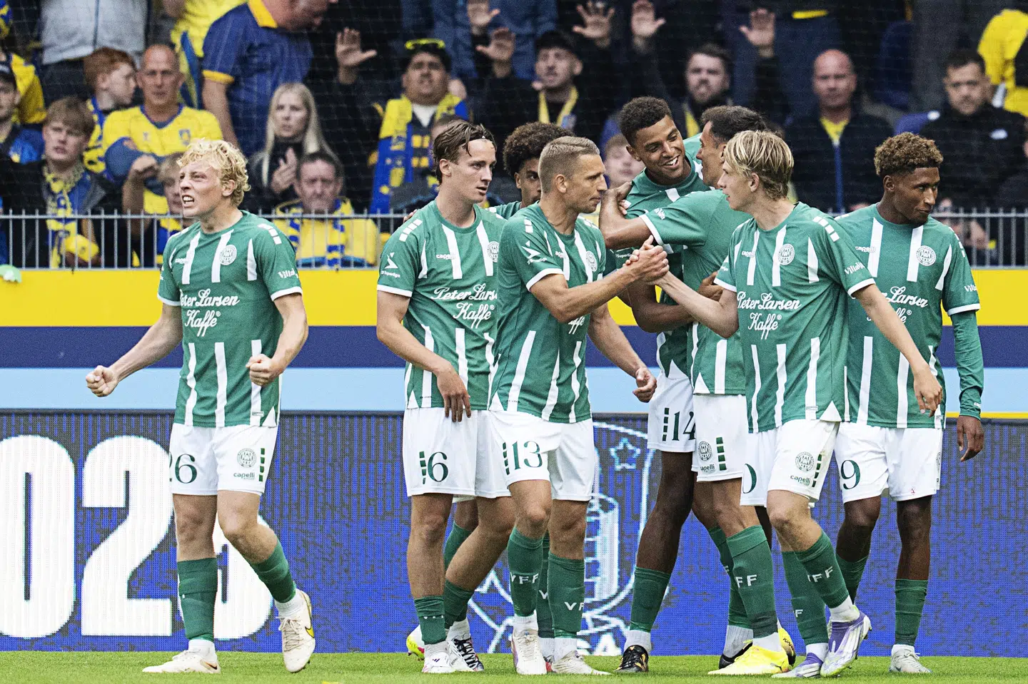 Anosike Ementa scorede sit 14. og sidste mål for Viborg FF i søndagens 2-0-sejr hos Brøndby. (Arkivfoto).