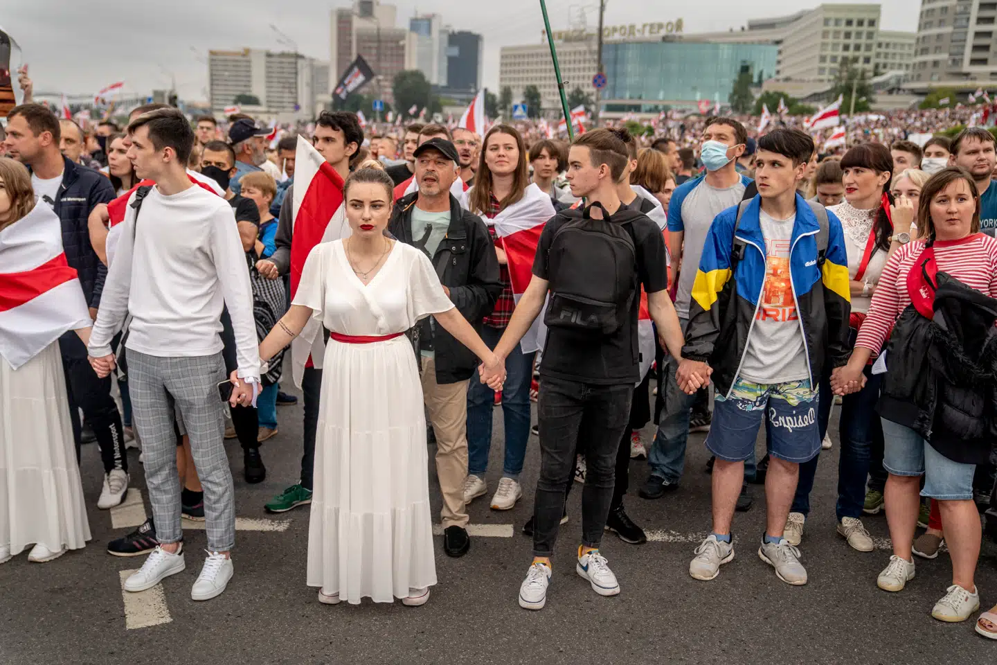 Op mod 250.000 mennesker gik på gaderne efter præsidentvalget i 2020.