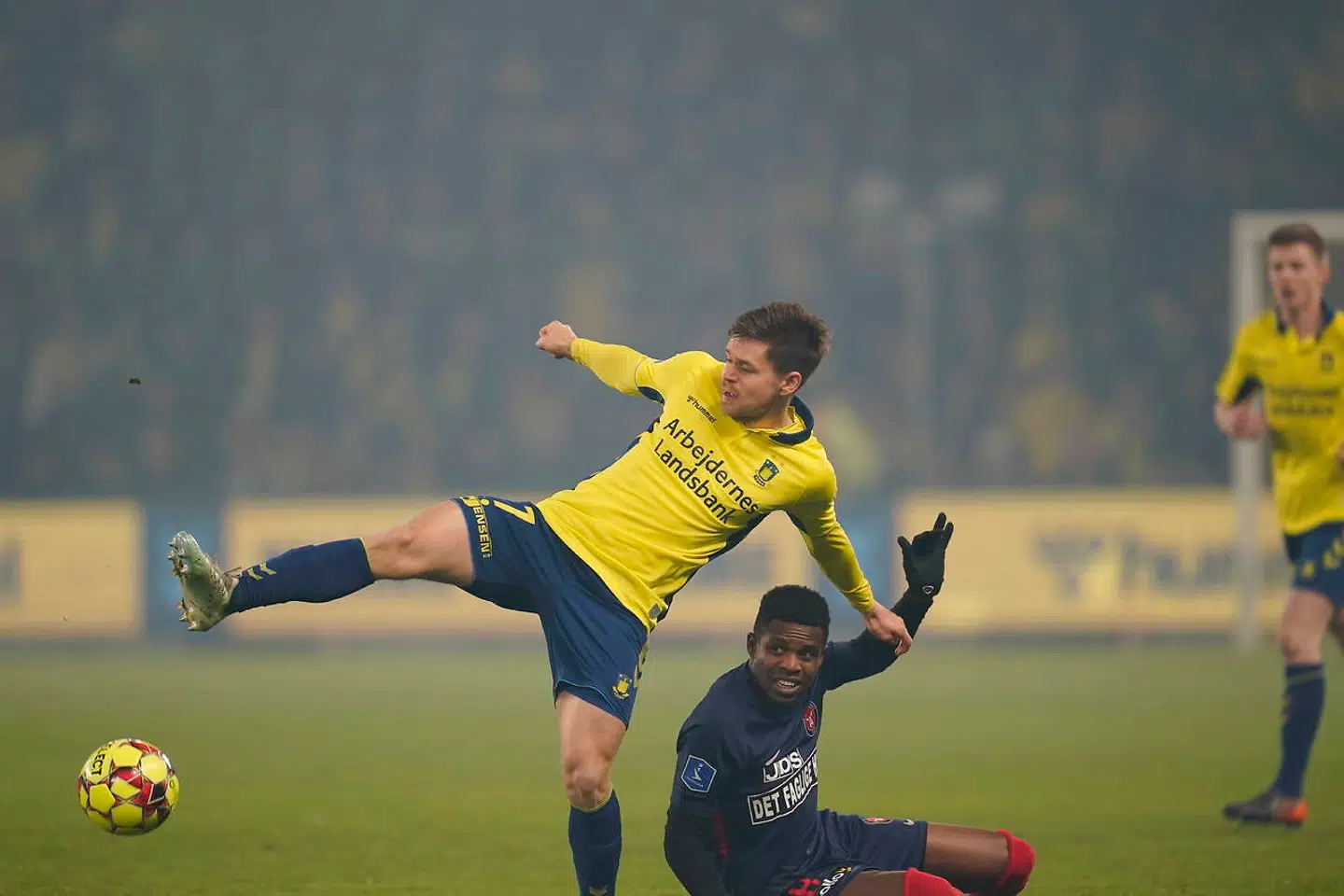 Superliga kamp mellem Brøndby IF - FC Midtjylland på Brøndby Stadion søndag den 8 december 2019