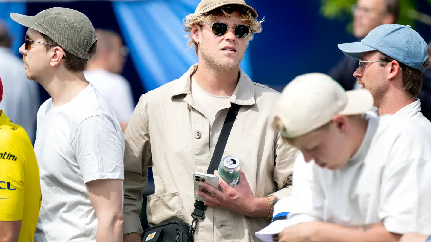 Hjalmer elsker cykelløb og ses her til Copenhagen Sprint 2025 i København tidligere på sommeren.