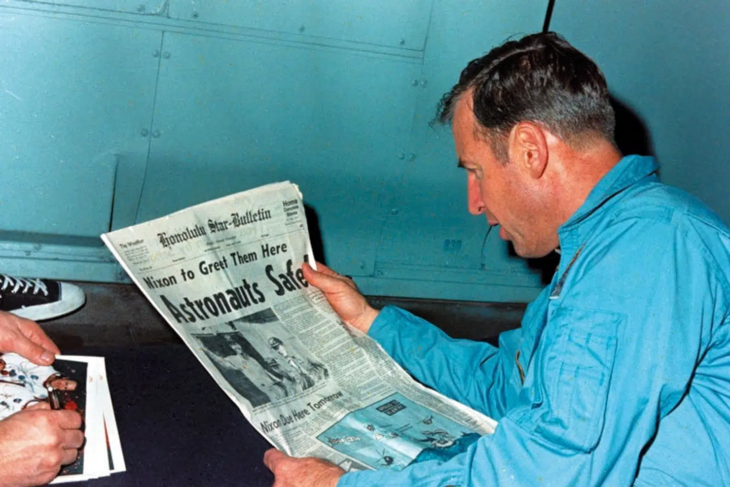 Jim Lovell var blandt de første mennesker til at kredse om Månen under Apollo 8 i 1968 og blev verdensberømt for sin rolle i Apollo 13-missionen i 1970. (Arkivfoto).