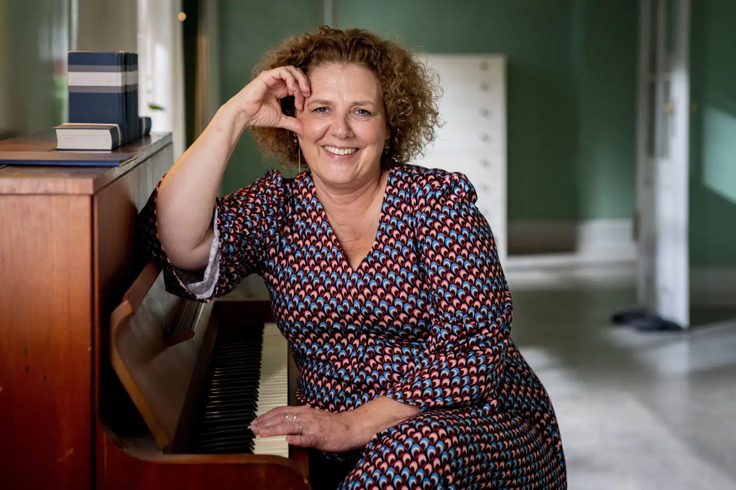 Lone Rødbroe er modtager af prisen som Årets Dirch 2025. Billedet er taget under et TV 2-pressemøde om sjette sæson af 'Sygeplejeskolen' i september 2024. (Arkivfoto).