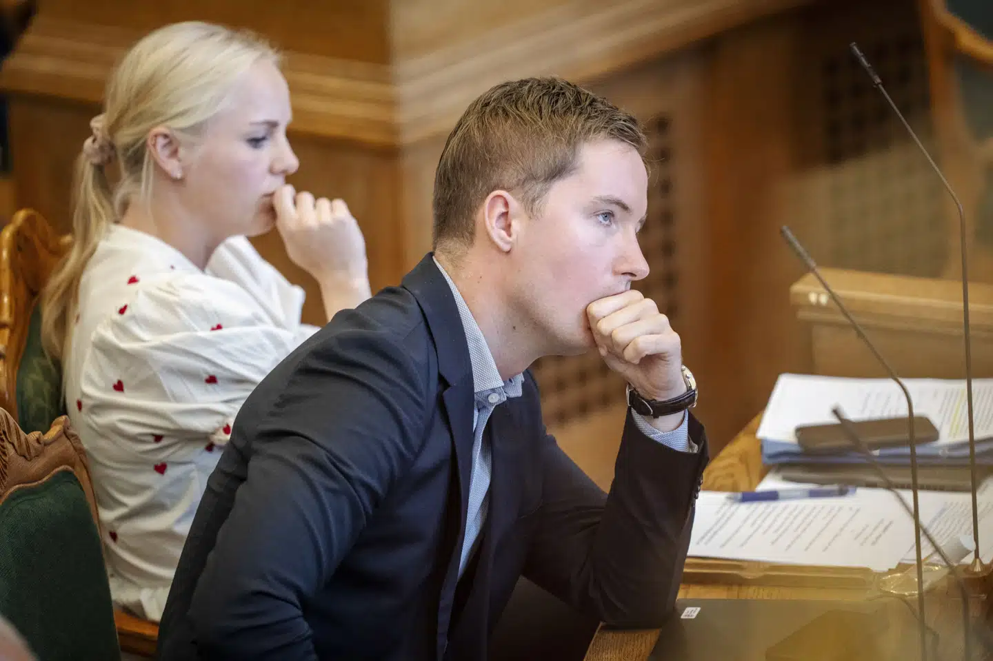 Jacob Mark ses her i folketingssalen. Han skal fremover stå i spidsen for en afdeling i Danmarks Naturfredningsforening. (Arkivfoto).