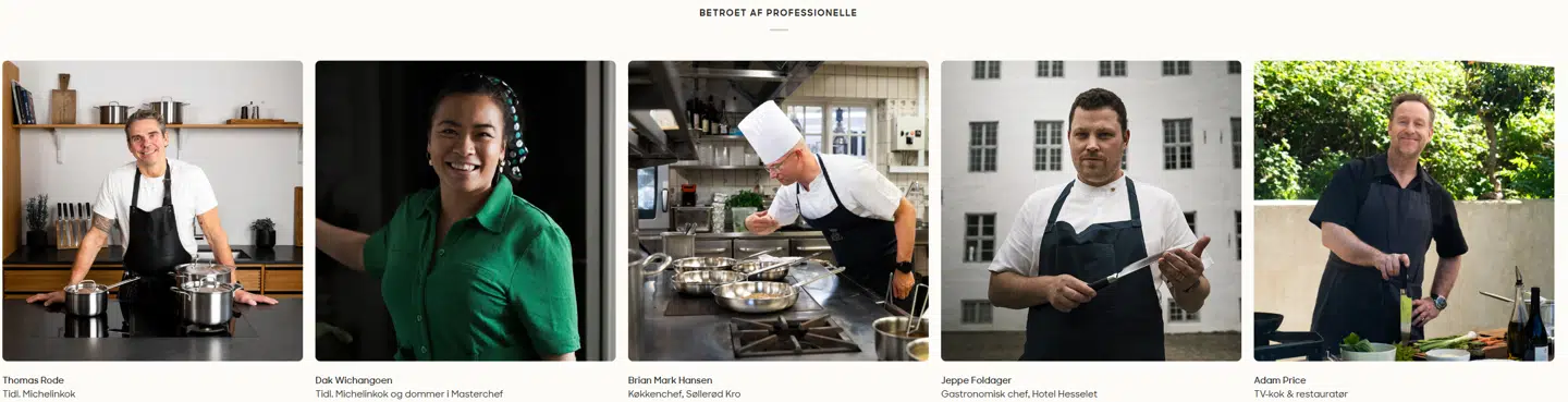 Knivene er betroet af de bedste kokke i Danmark