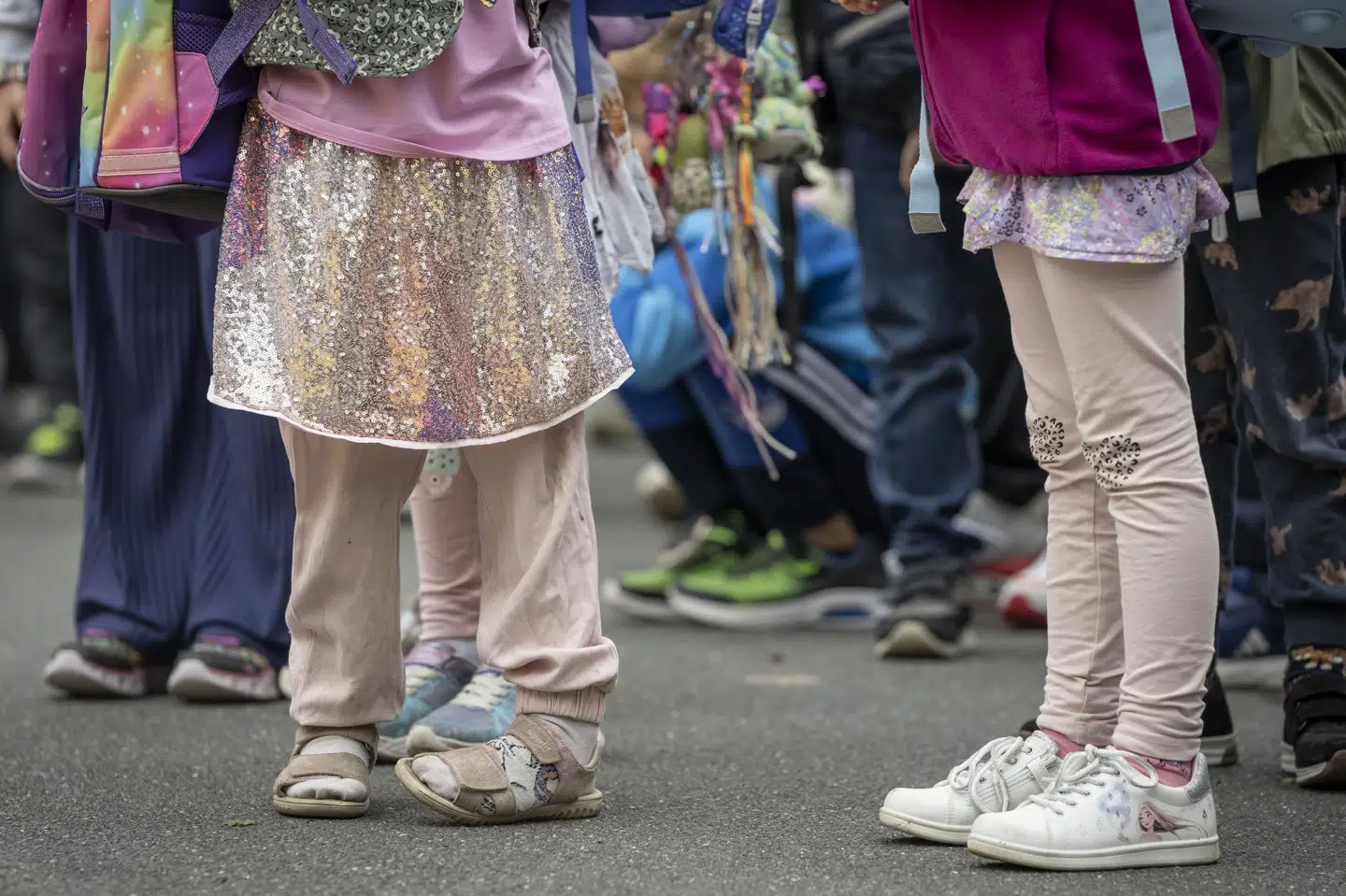 Det har lige ringet ind til skolestart. Men ifølge en rundspørge blandt børnehaveklasseledere er eleverne i børnehaveklasserne mindre skoleparate end for fem år siden. (Arkivfoto).