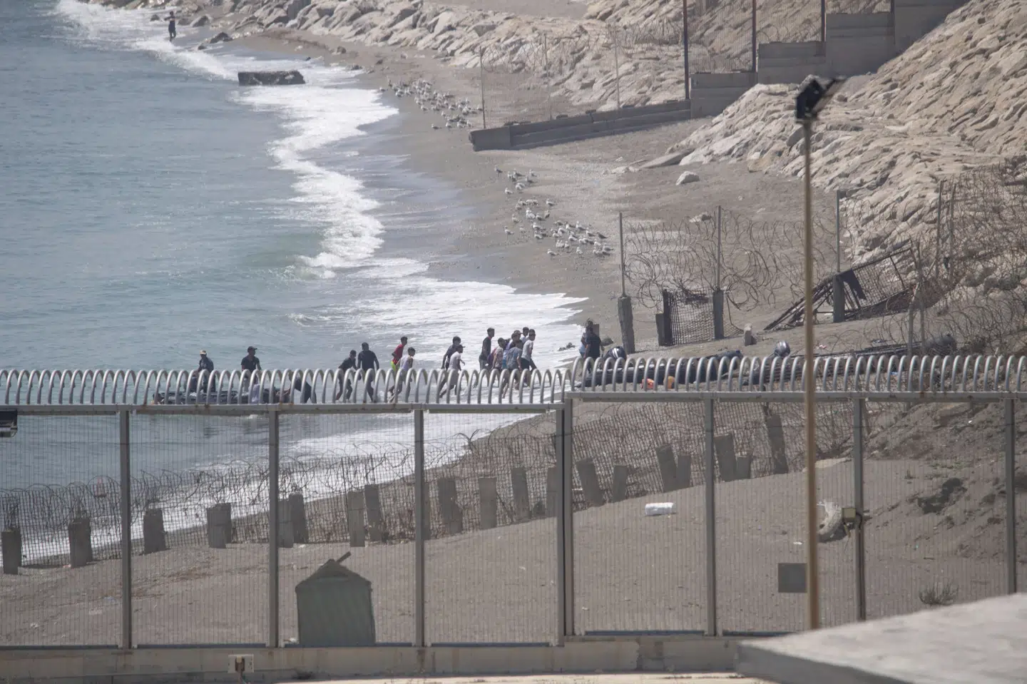 En båd ankommer til Ceuta i august 2025. På det seneste har flere migranter forsøgt at svømme ind i den spanske enklave fra Marokko. (Arkivfoto).