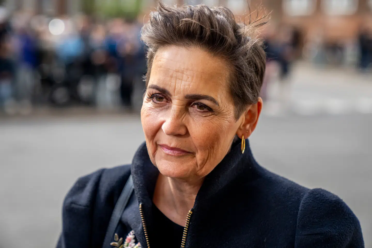 SFs formand, Pia Olsen Dyhr (SF), rider på en bølge af popularitet, nu skal den veksles til borgmesterposter.