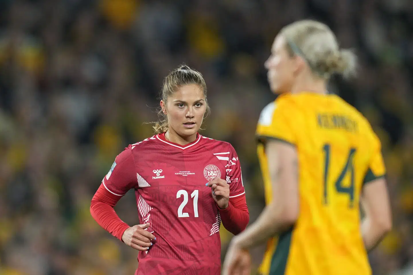 Mille Gejl har spillet 36 landskampe for Danmark siden debuten i 2019. (Arkivfoto).