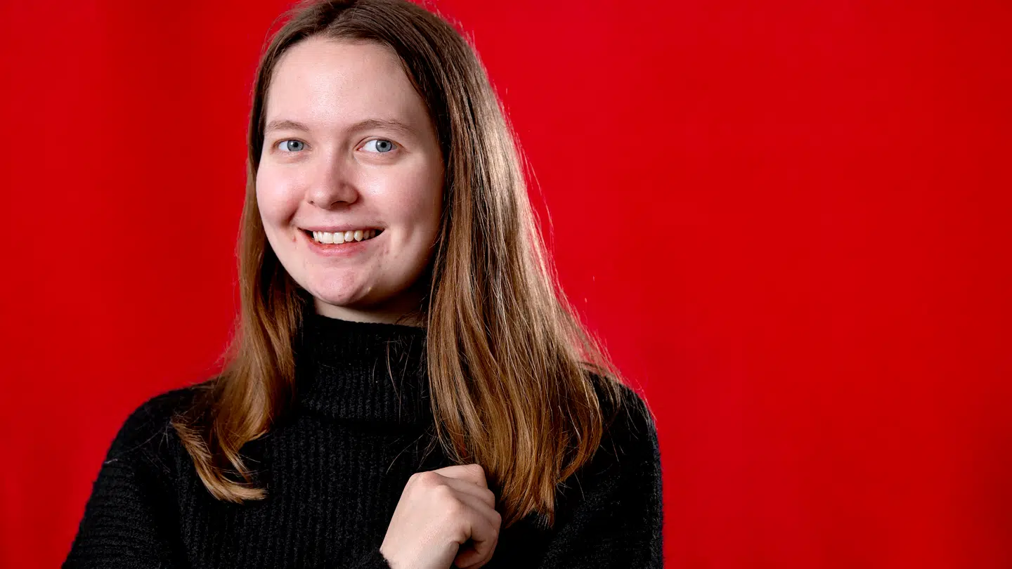 Rachel Ellebye fra årgang 0- læser i dag på Københavns Universitet.