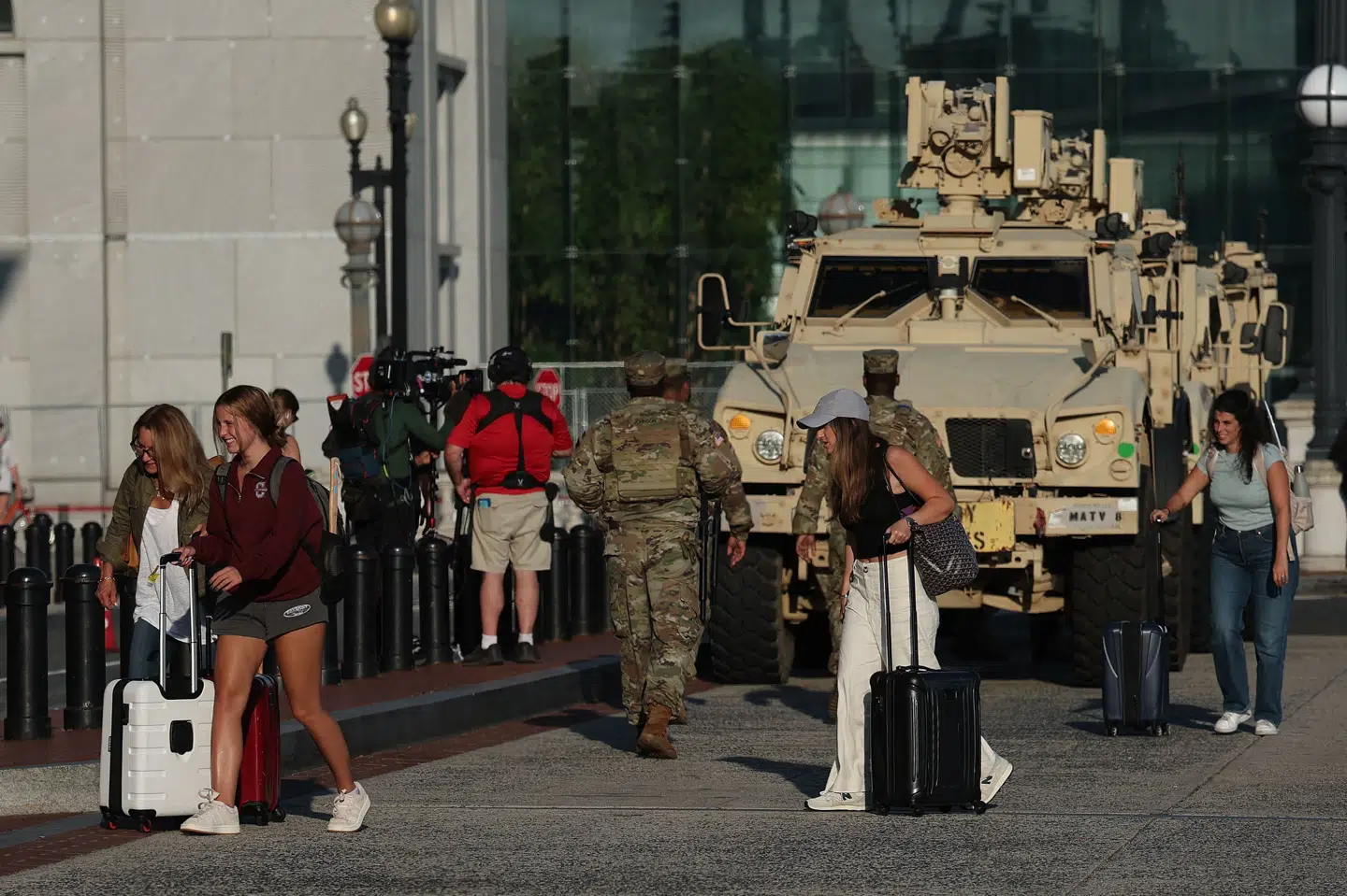 Donald Trump har den seneste uge har skruet markant op for antallet af betjente i forbundshovedstaden, indsat Nationalgarden og taget midlertidig kontrol over byens politistyrke.