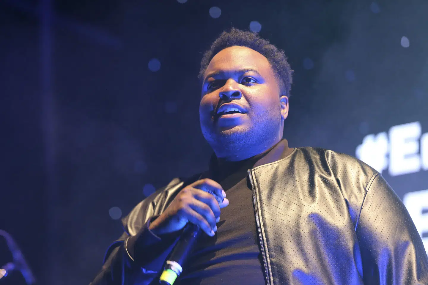 Sean Kingston på scenen i den amerikanske by Pasadena i 2019.