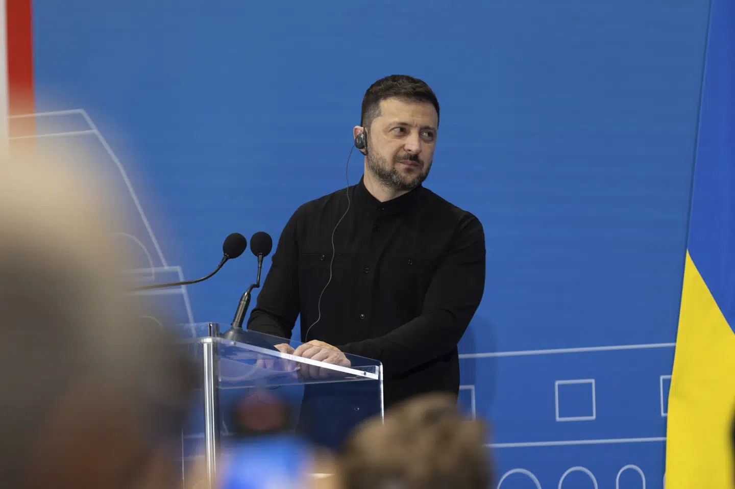 Ifølge Zelenskyj varede en telefonsamtale mellem ham og Trump omkring halvanden time. Europæiske ledere var en del af den sidste del af samtalen. (Arkivfoto).