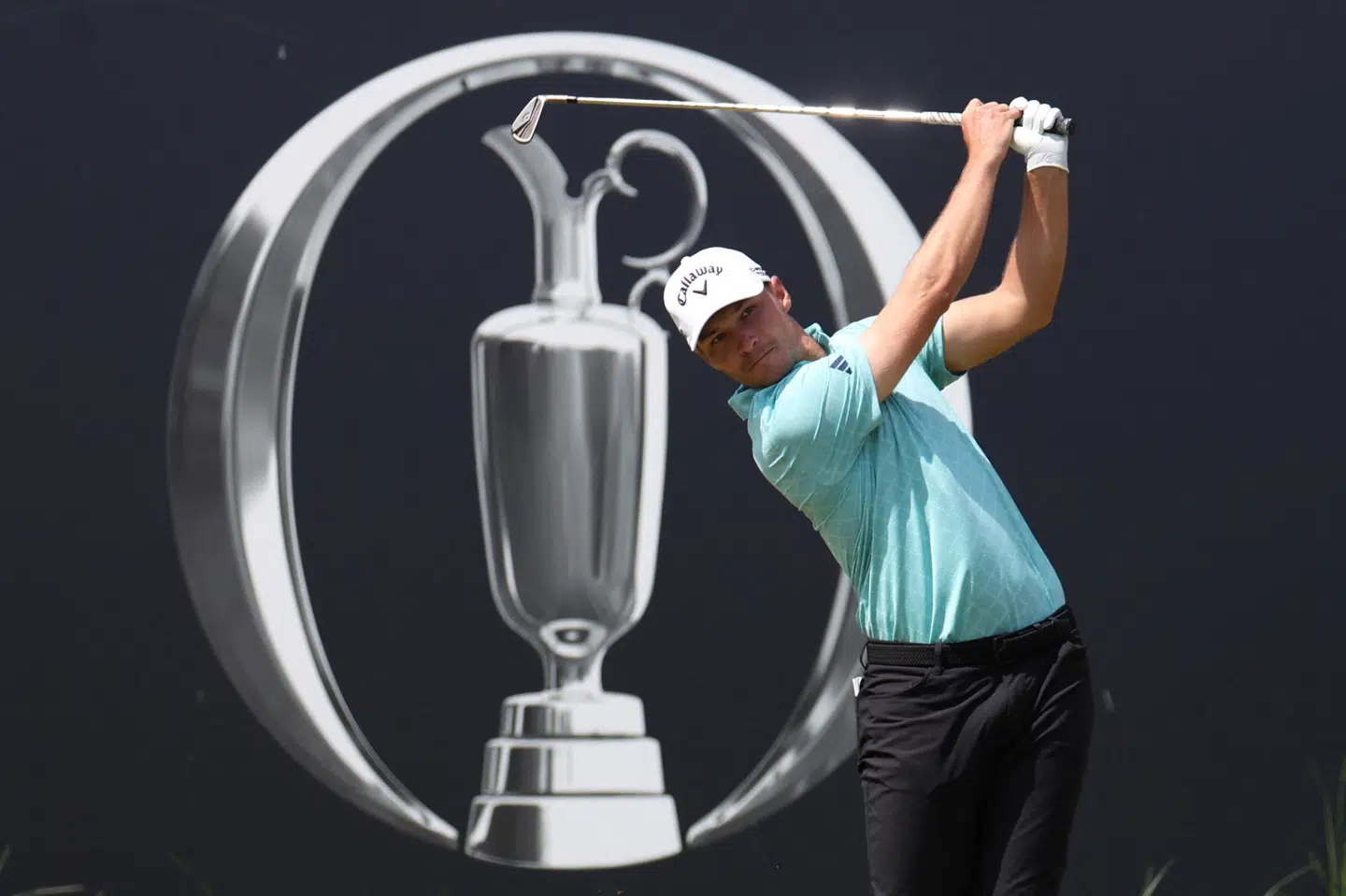 Golfspilleren Rasmus Højgaard har stadig føringen efter den tredje dag af turneringen Danish Golf Championship, der slutter søndag. (Arkivfoto).