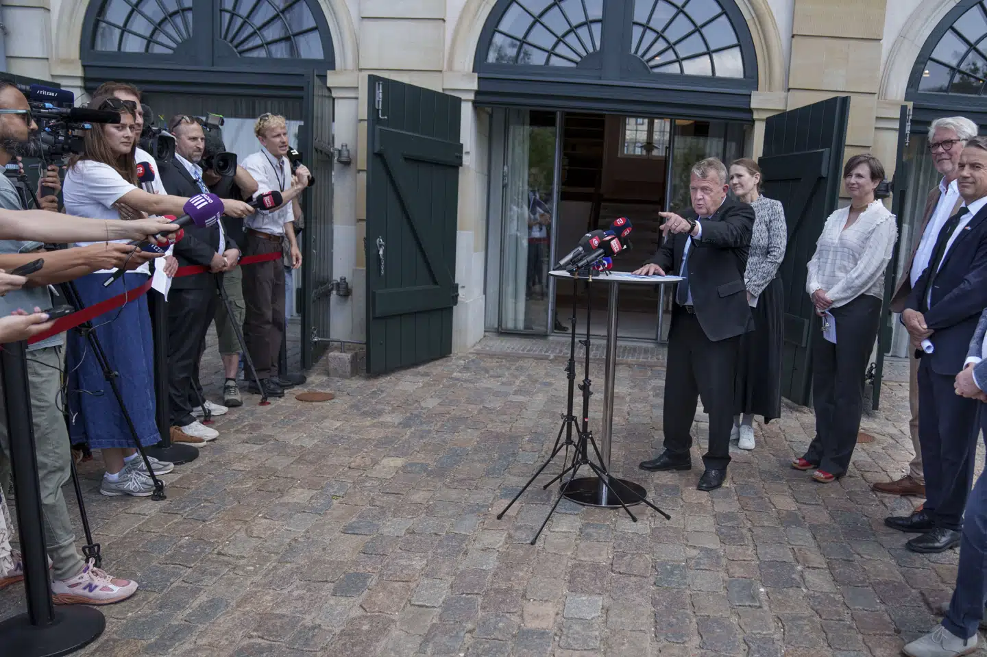 Udenrigsminister Lars Løkke Rasmussen og Moderaterne er i modvind for tiden i den seneste meningsmåling fra Voxmeter. (Arkivfoto).