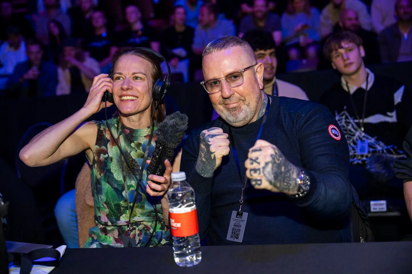 Brian Sandberg, der her ses ved ved Dominance MMA-stævne i KB Hallen, er ikke længere i Bad Standing hos Hells Angels. Foto: Martin Sylvest, Scanpix.