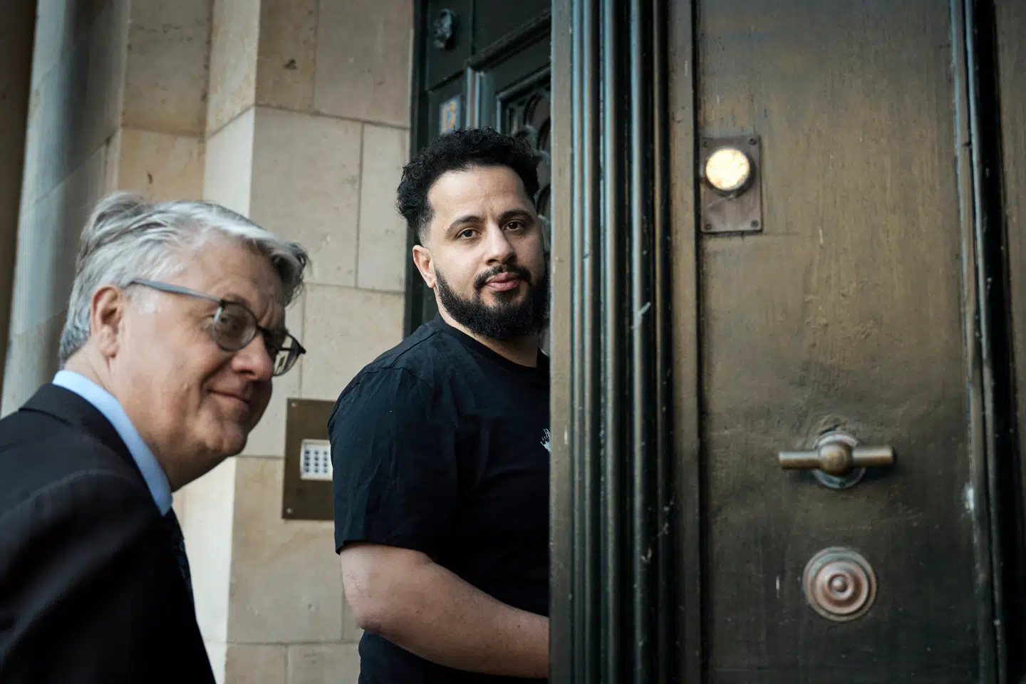 Ahmed Samsam på vej til højesteret 19. august 2025.