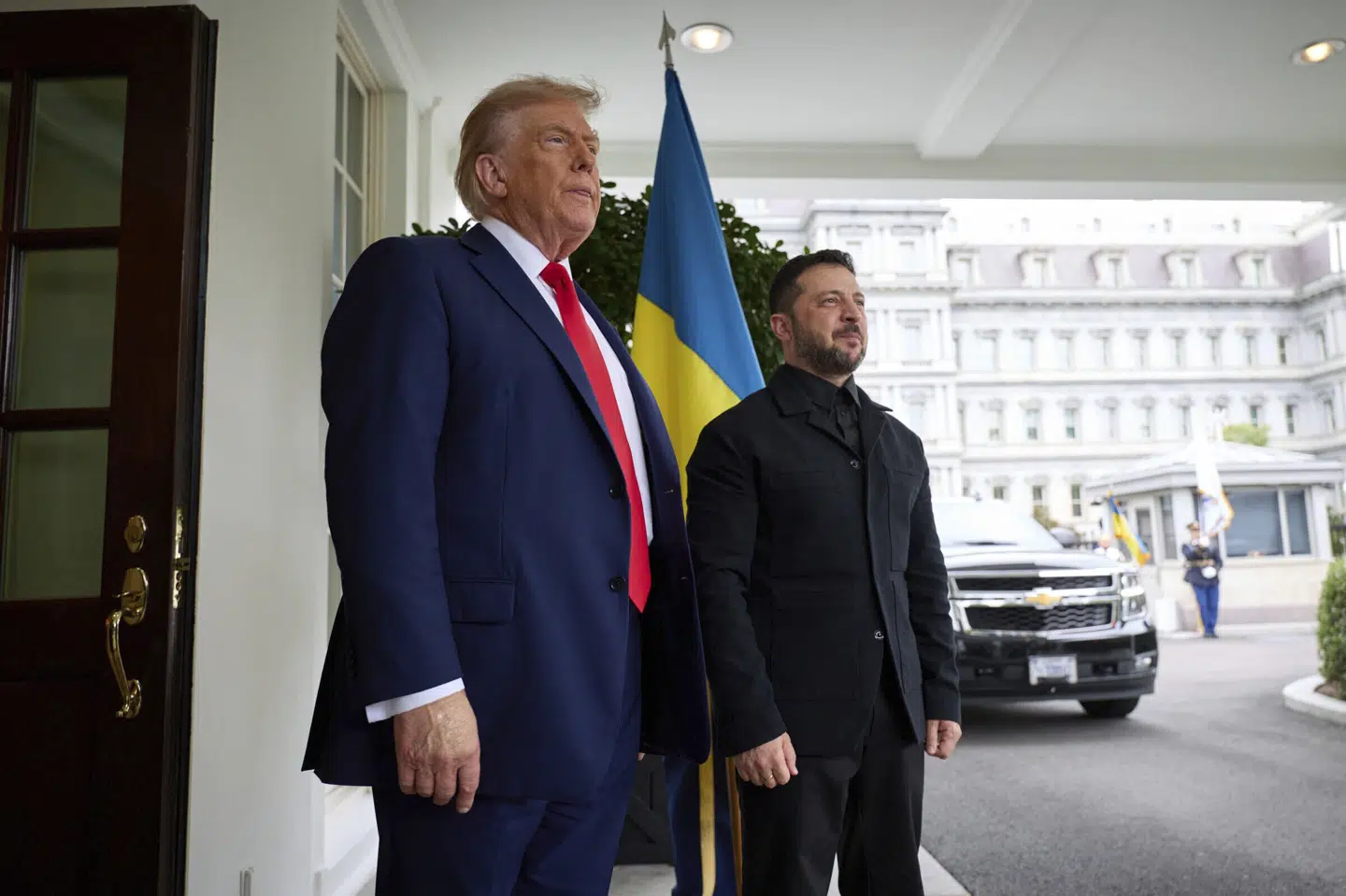 Ukraines præsident, Volodymyr Zelenskyj, besøgte mandag Washington D.C. (Arkivfoto).