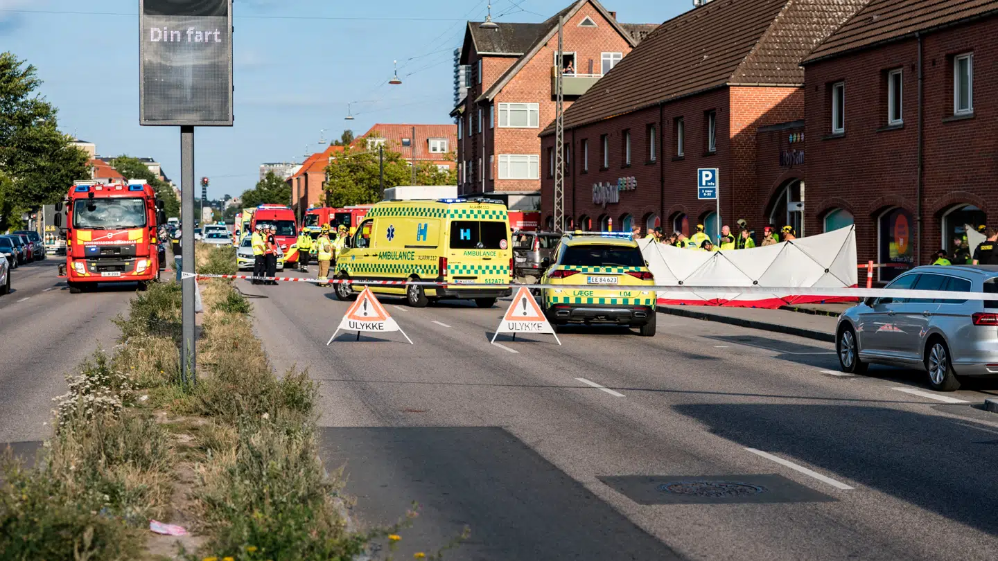 Den alvorlige ulykke fandt sted tirsdag aften.