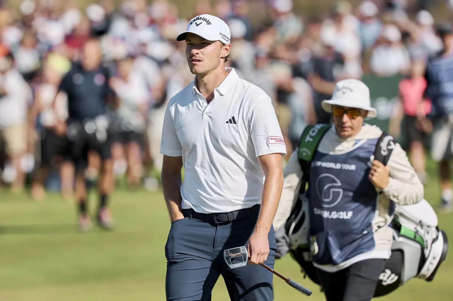 Rasmus Højgaard fik en god begyndelse på British Masters. (Arkivfoto).