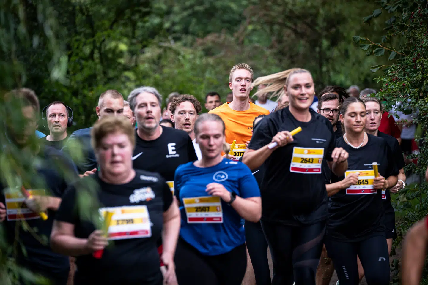 DR har stillet det helt rette eksistentielle spørgsmål til årets DHL-løbere. Her bliver der løbet i Fælledparken i København i 2023. Arkivfoto: Thomas Traasdahl, Scanpix.