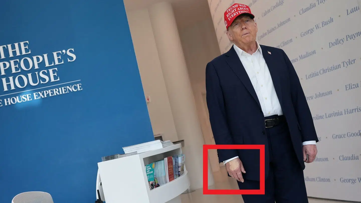 Donald Trump på besøg i The People's House.