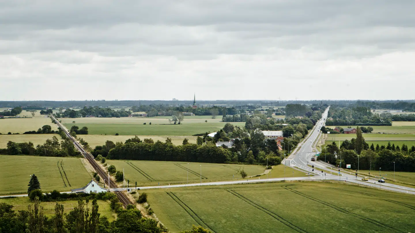 (ARKIV) Lolland. God plads, frisk luft og billige huse.