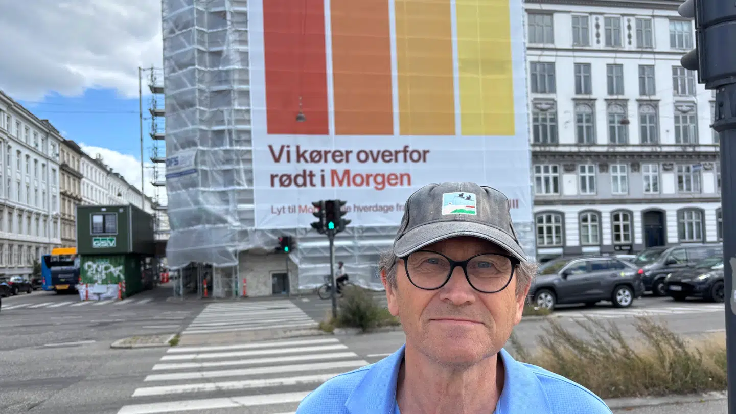 Verner Kok er bestyrelsesformand i en lille andelsboligforening, der har fået nej til at sætte en stilladsreklame op.