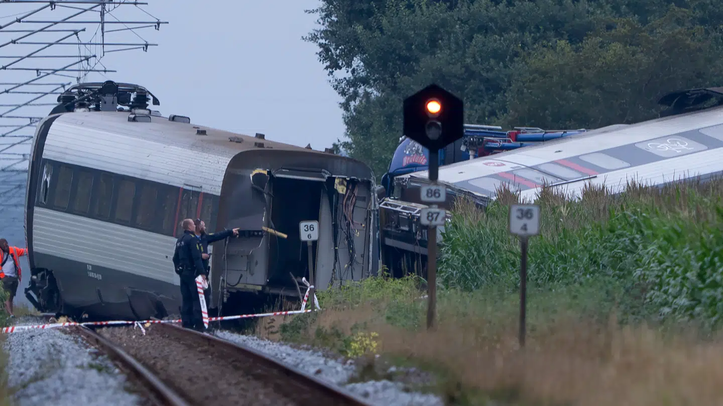 Toget fra ulykken ved Bjerndrup mellem Kliplev og Tinglev er blevet udsat for hærværk.