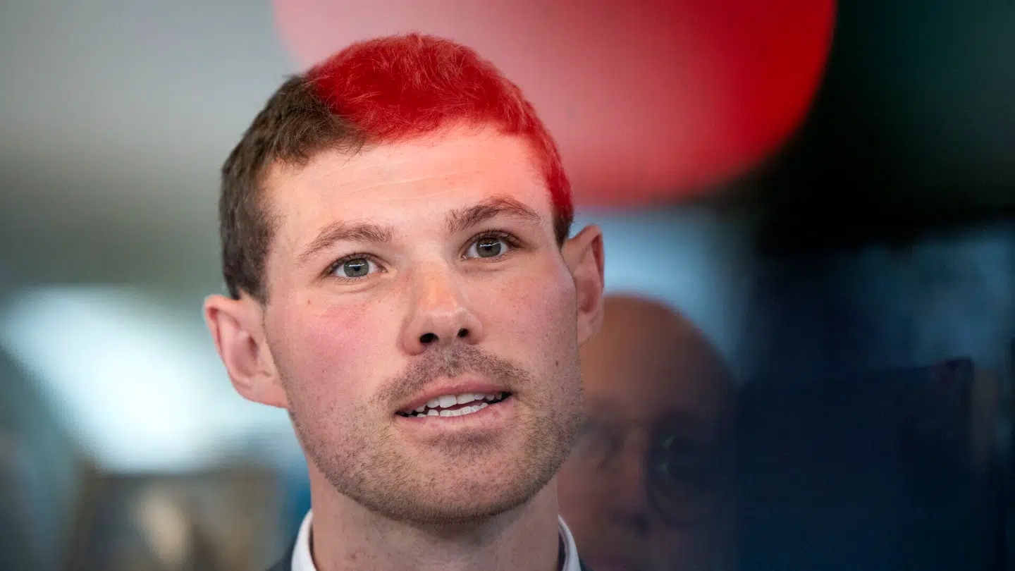 Socialdemokratiet præsenterer Anders Winnerskjold som ny aarhus-borgmester og øvrig konstituering efter Jacob Bundsgaards beslutning om at udtræde af Aarhus Byråd, på Gammelgaardsskolen i Åbyhøj torsdag den 24. oktober 2024.