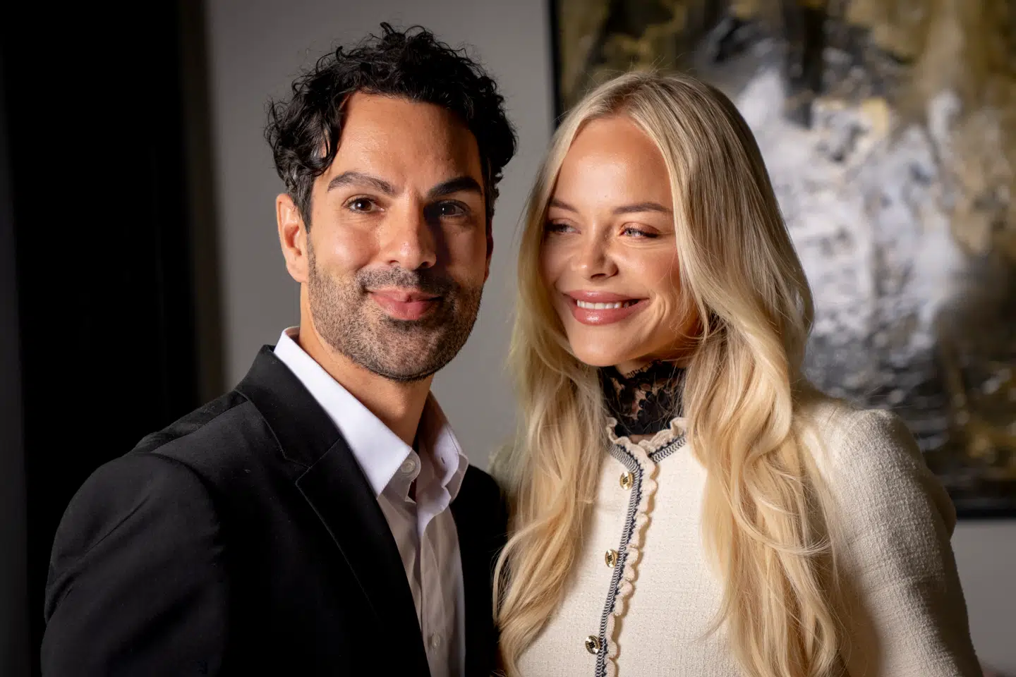 Elvira Pitzner og Mortada Haddad i deres hjem i København, fredag den 22. august 2025.
