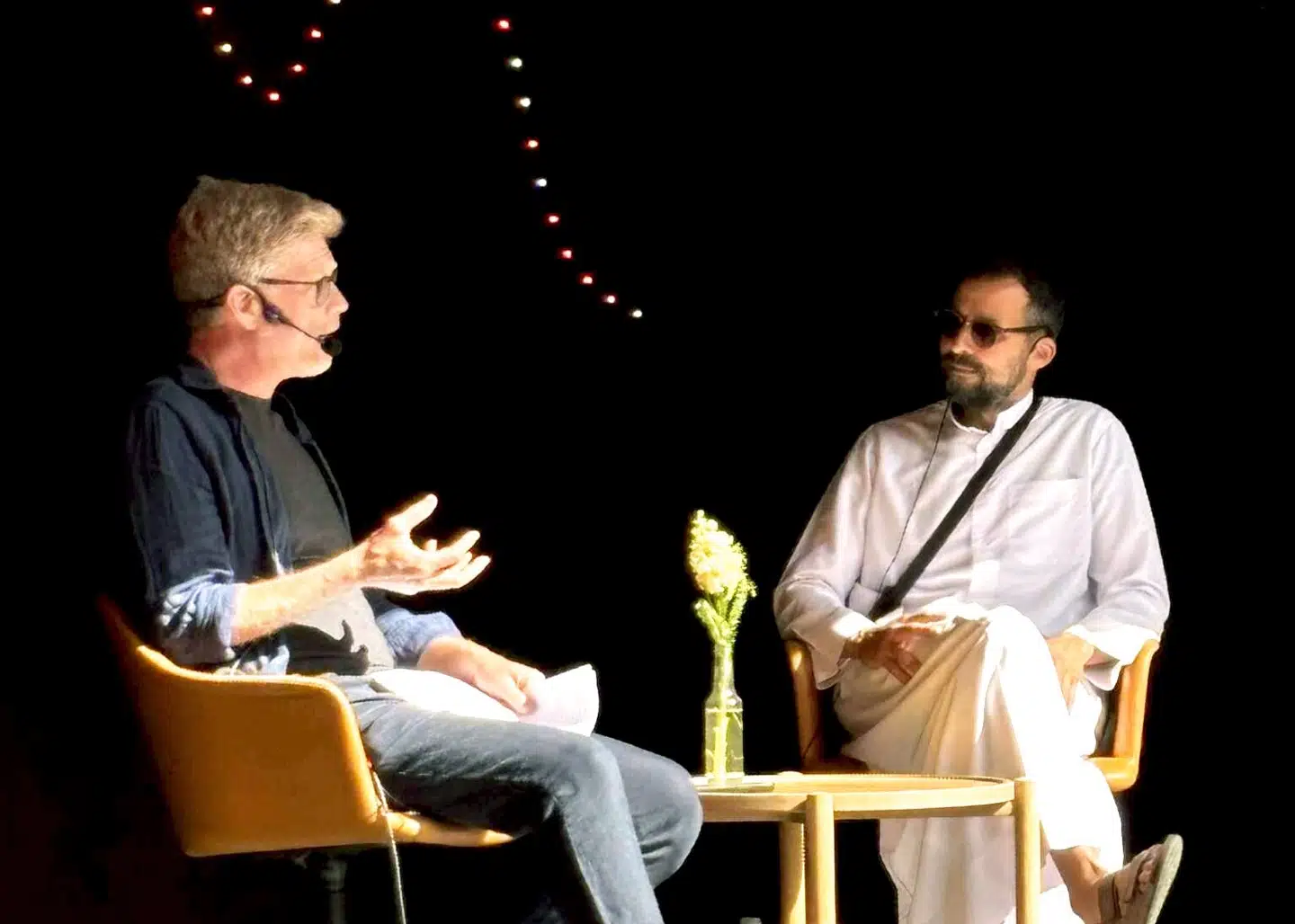 Martin Krasnik og Isam B til Weekendavisens festival.