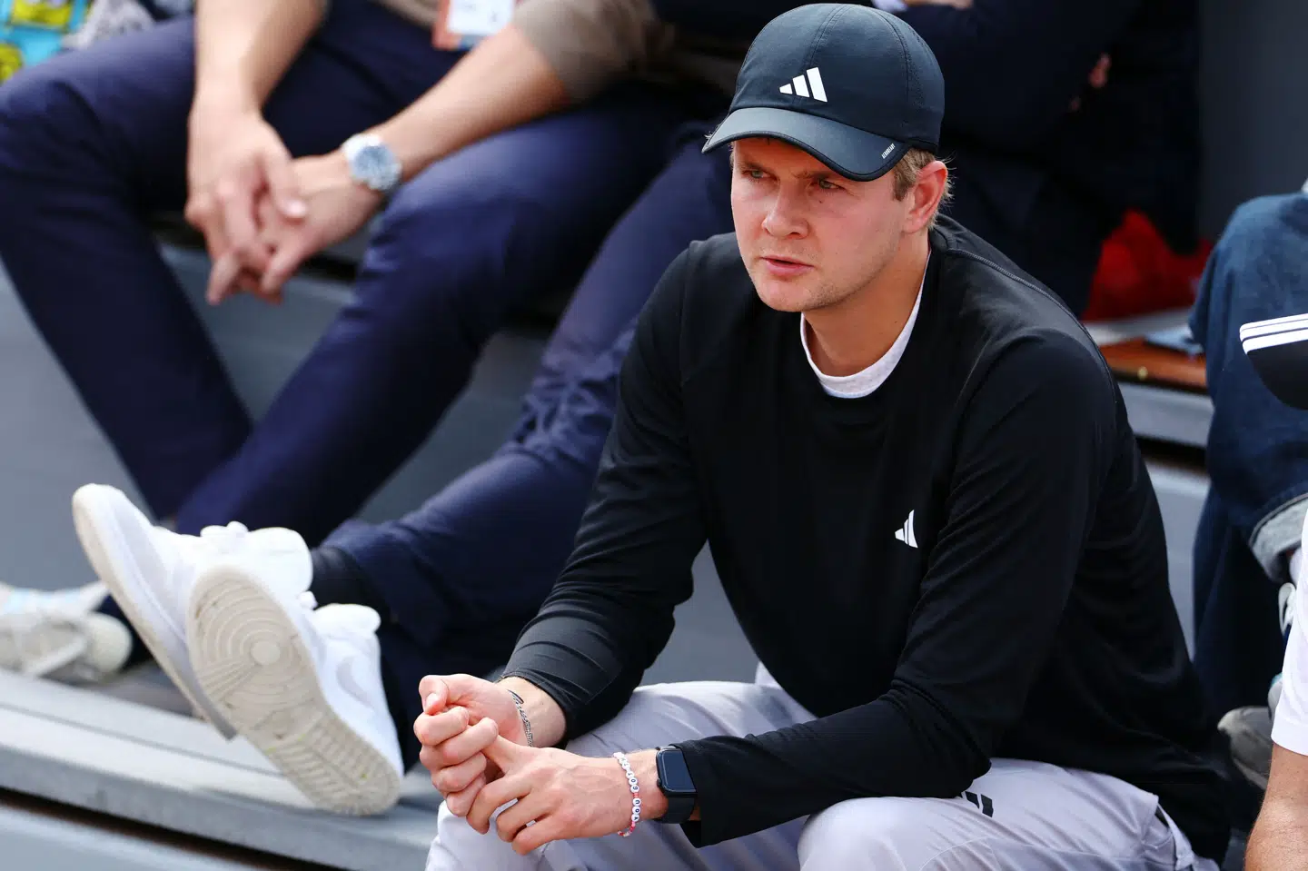 Kasper Elsvad har fungeret som Clara Tausons træner i knap et år. Her ses han under French Open. (Arkivfoto).