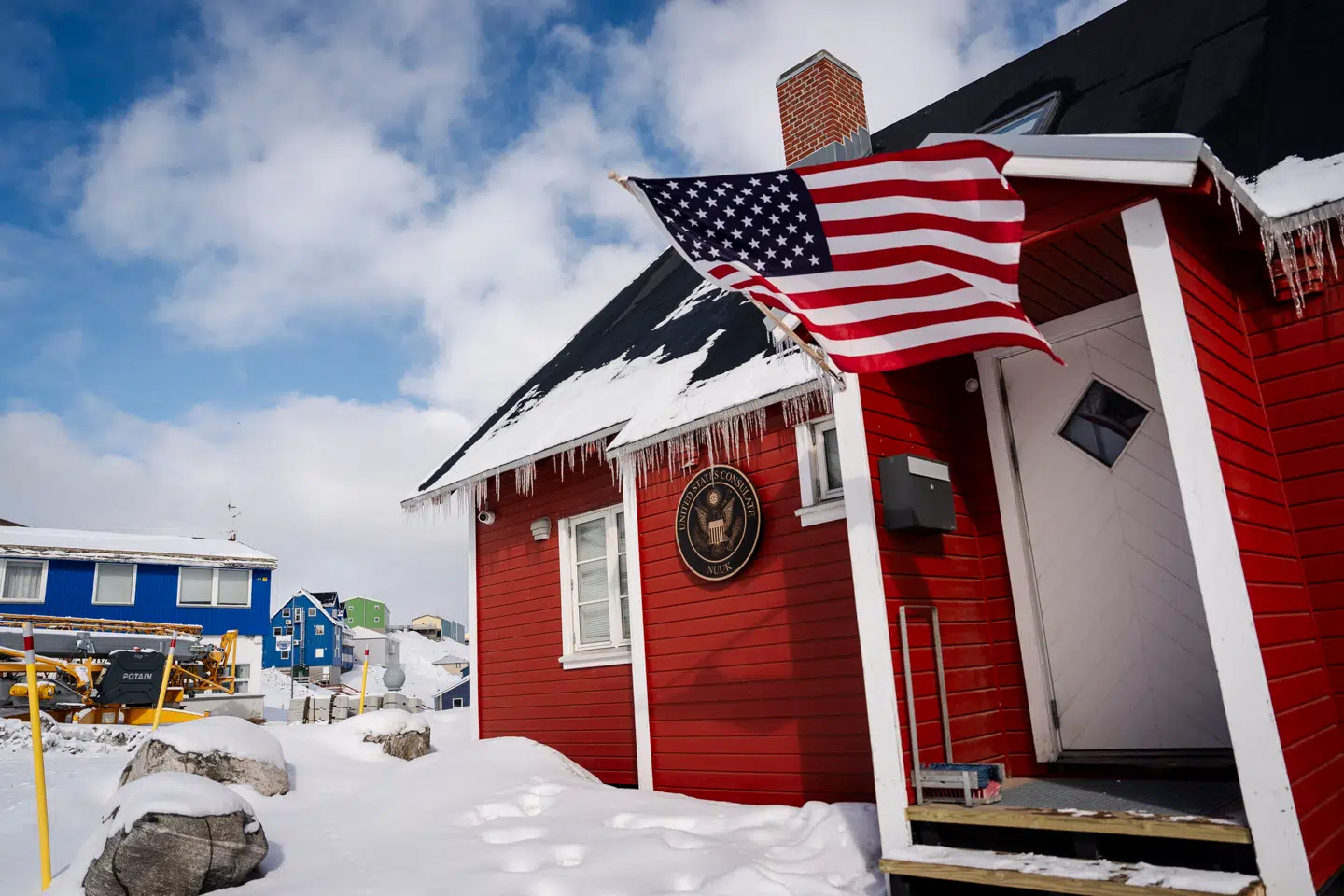 Det amerikanske konsulat i Nuuk. Foto: Mads Claus Rasmussen, Scanpix