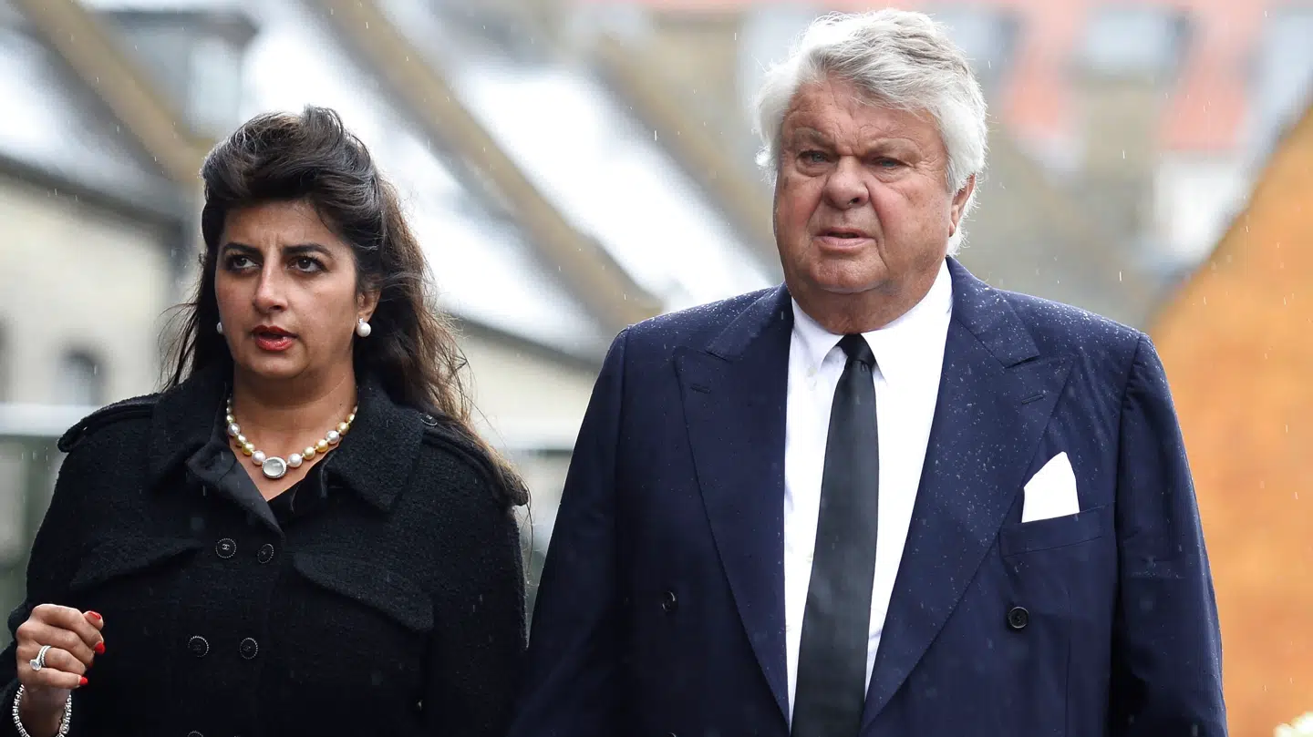 Christian Kjær og hans nuværende hustru Susan Astani i 2017.