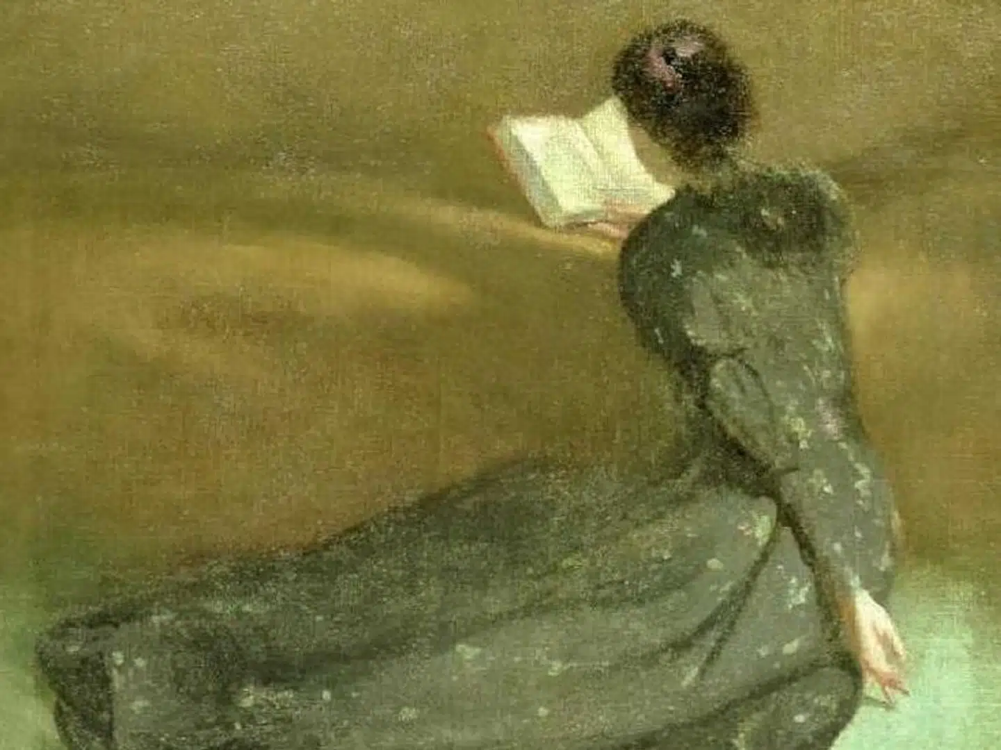 Maleri: Repose af John White Alexander, 1895