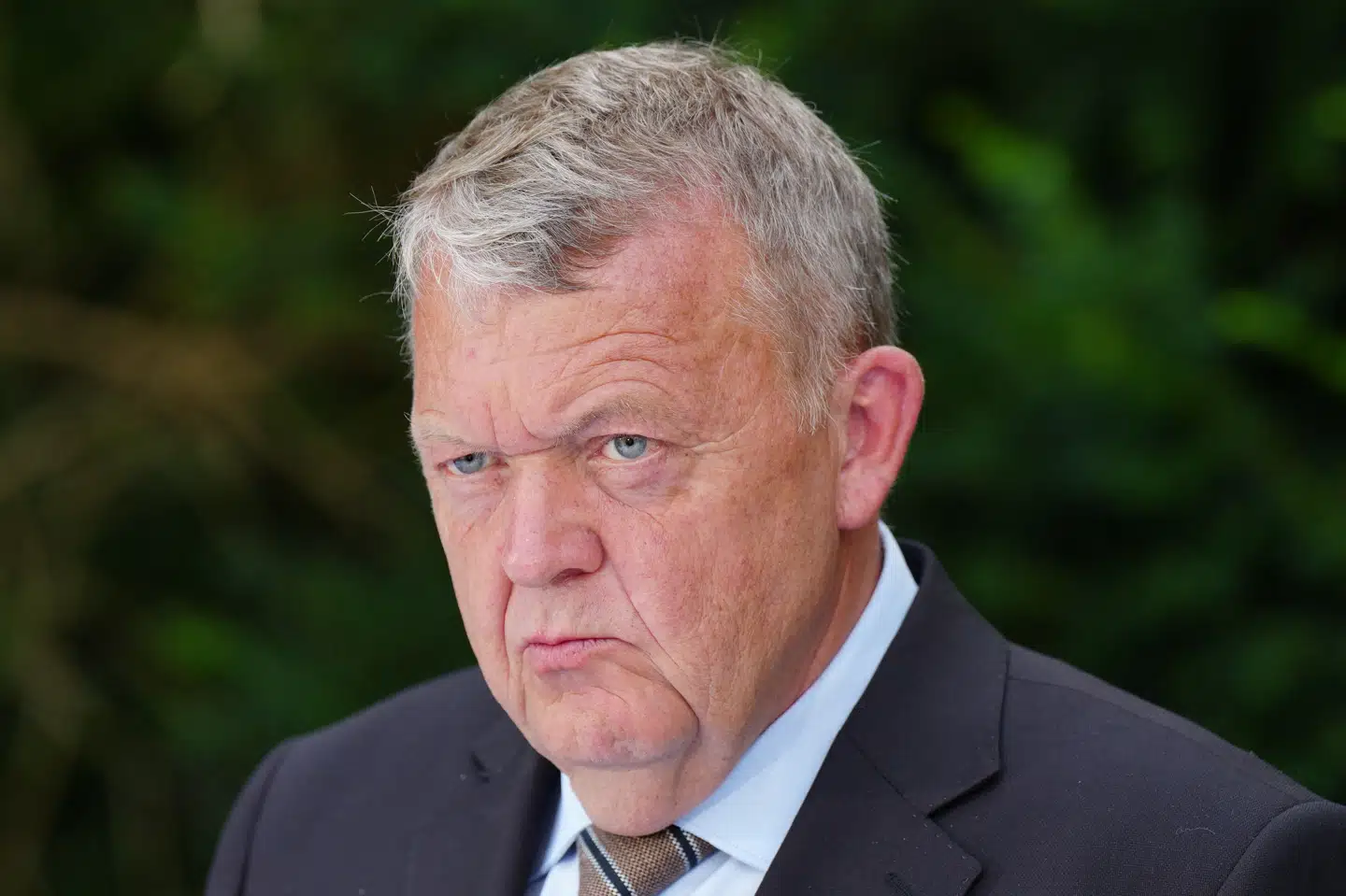 Udenrigsminister og formand for Moderaterne Lars Løkke Rasmussen fortæller på partiets sommergruppemøde i Aalborg torsdag, at fremtiden må vise, om Jon Stephensen kan blive lukket ind i partivarmen igen.