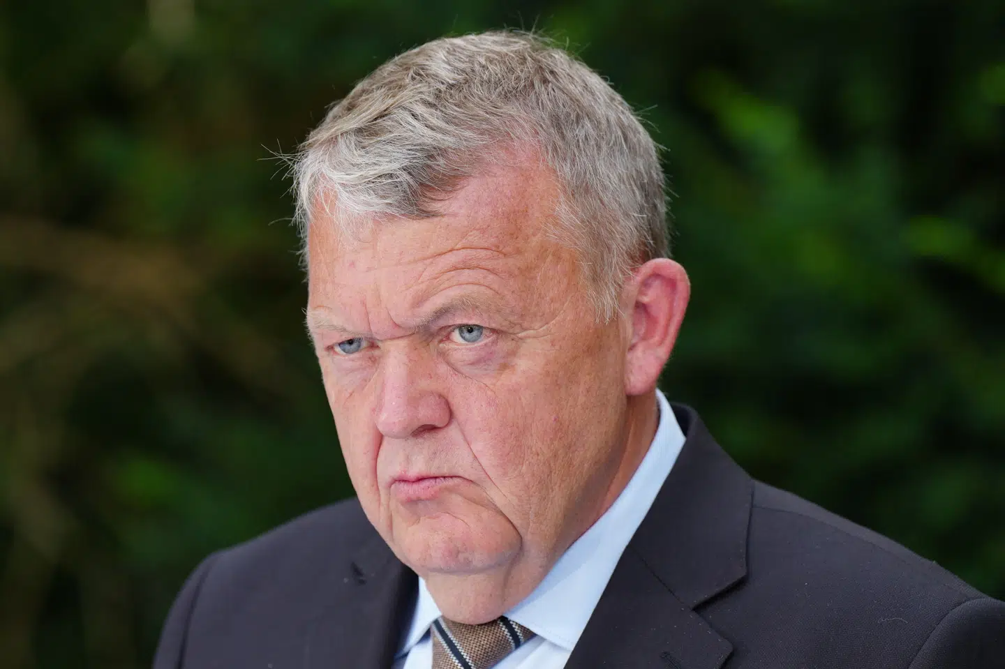 Udenrigsminister og formand for Moderaterne Lars Løkke Rasmussen fortæller på partiets sommergruppemøde i Aalborg torsdag, at fremtiden må vise, om Jon Stephensen kan blive lukket ind i partivarmen igen.