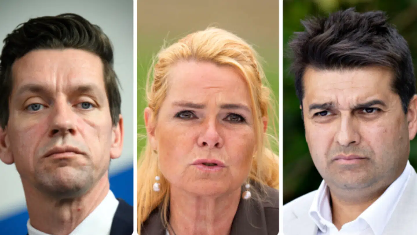 Trioen Kaare Dybvad Bek (S), der er udlændinge- og integrationsminister, Inger Støjberg, der er formand for Danmarksdemokraterne og Mohammad Rona, som er politisk ordfører for Moderaterne, langer ud efter den formodede fatwa en 'mufti' er kommet med i valgkampen.