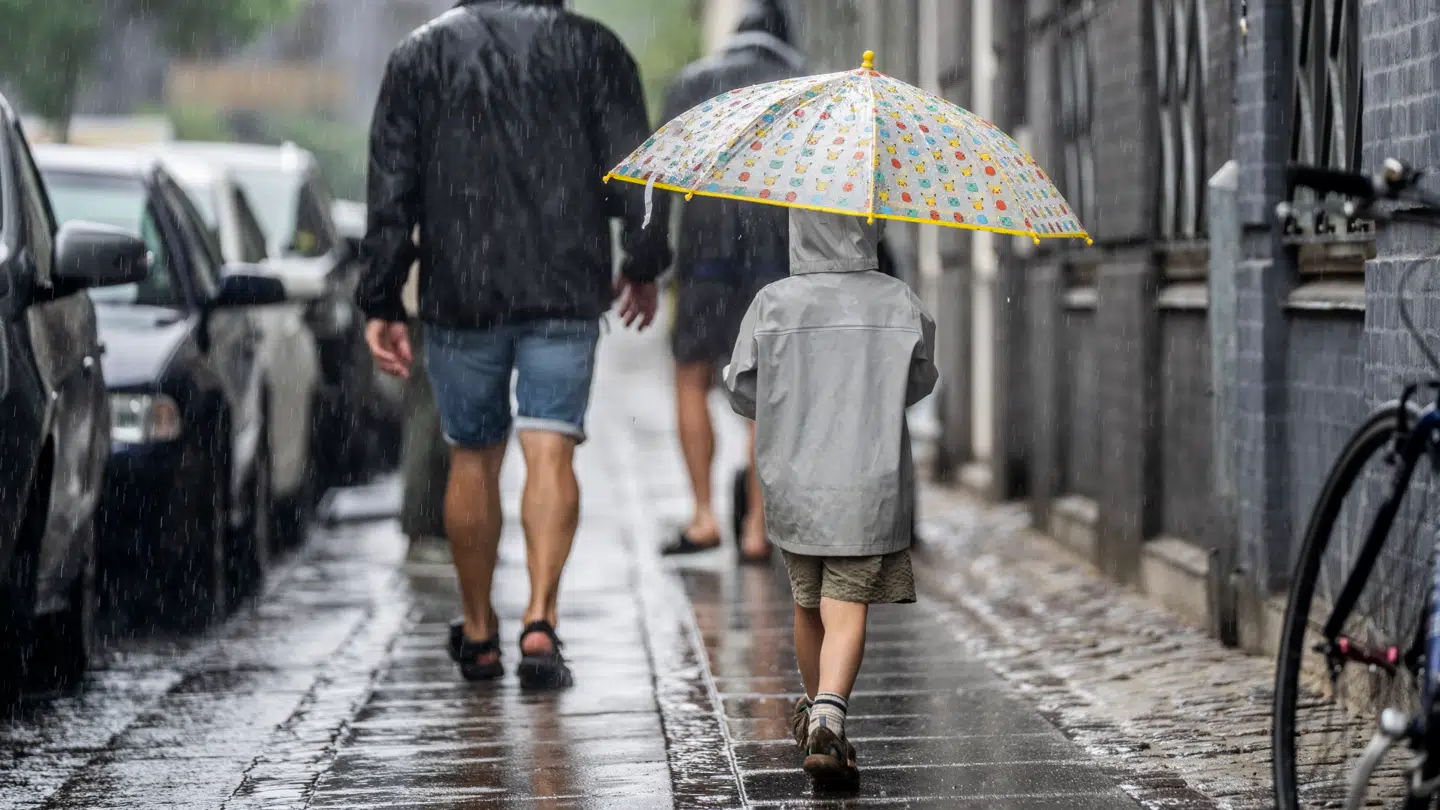Fredagens vejr kan godt byde på byger flere steder i landet.