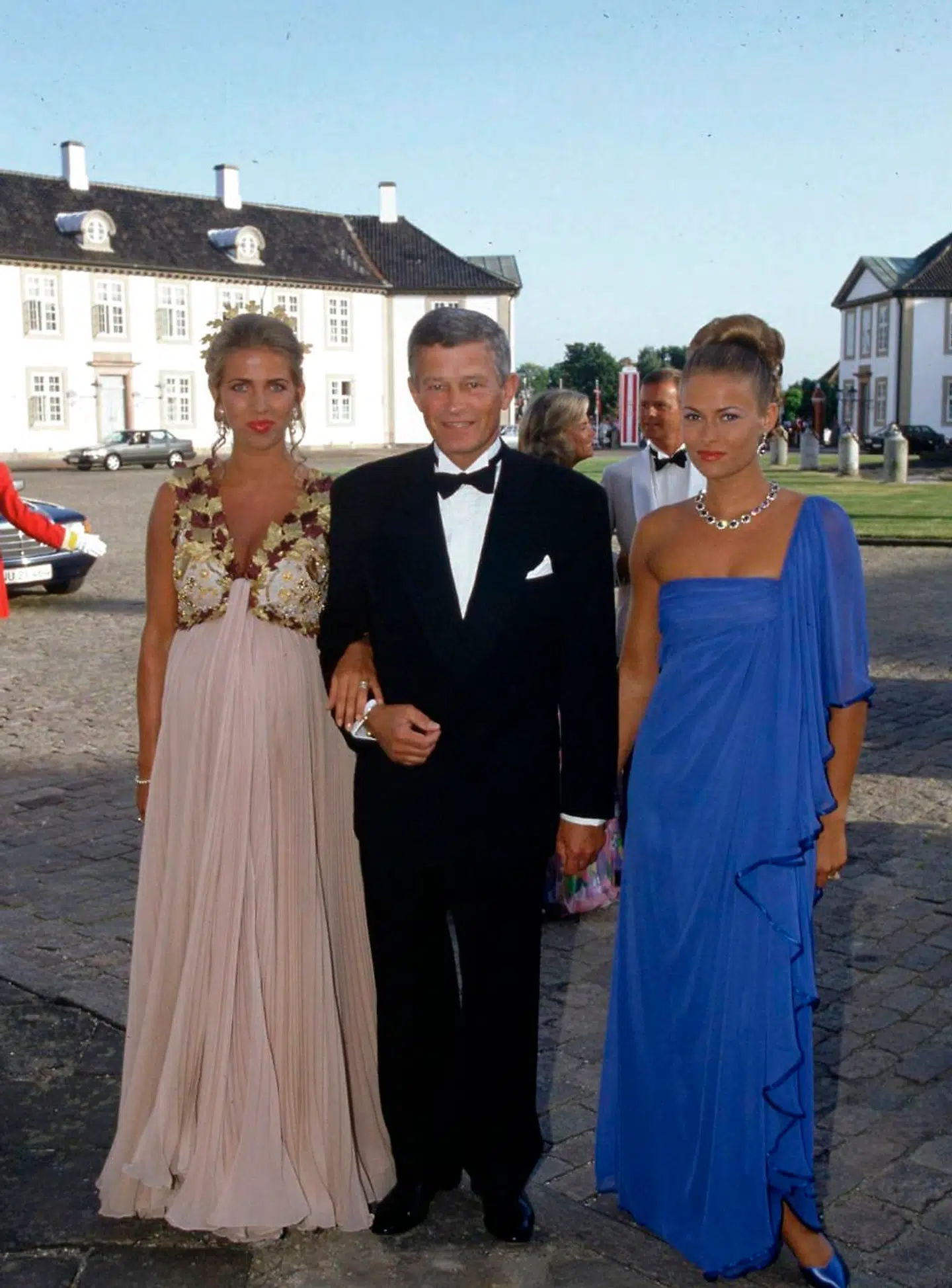 Peter Zobel med hustru, Henriette Zobel, og datter Rigmor Zobel i 1995.