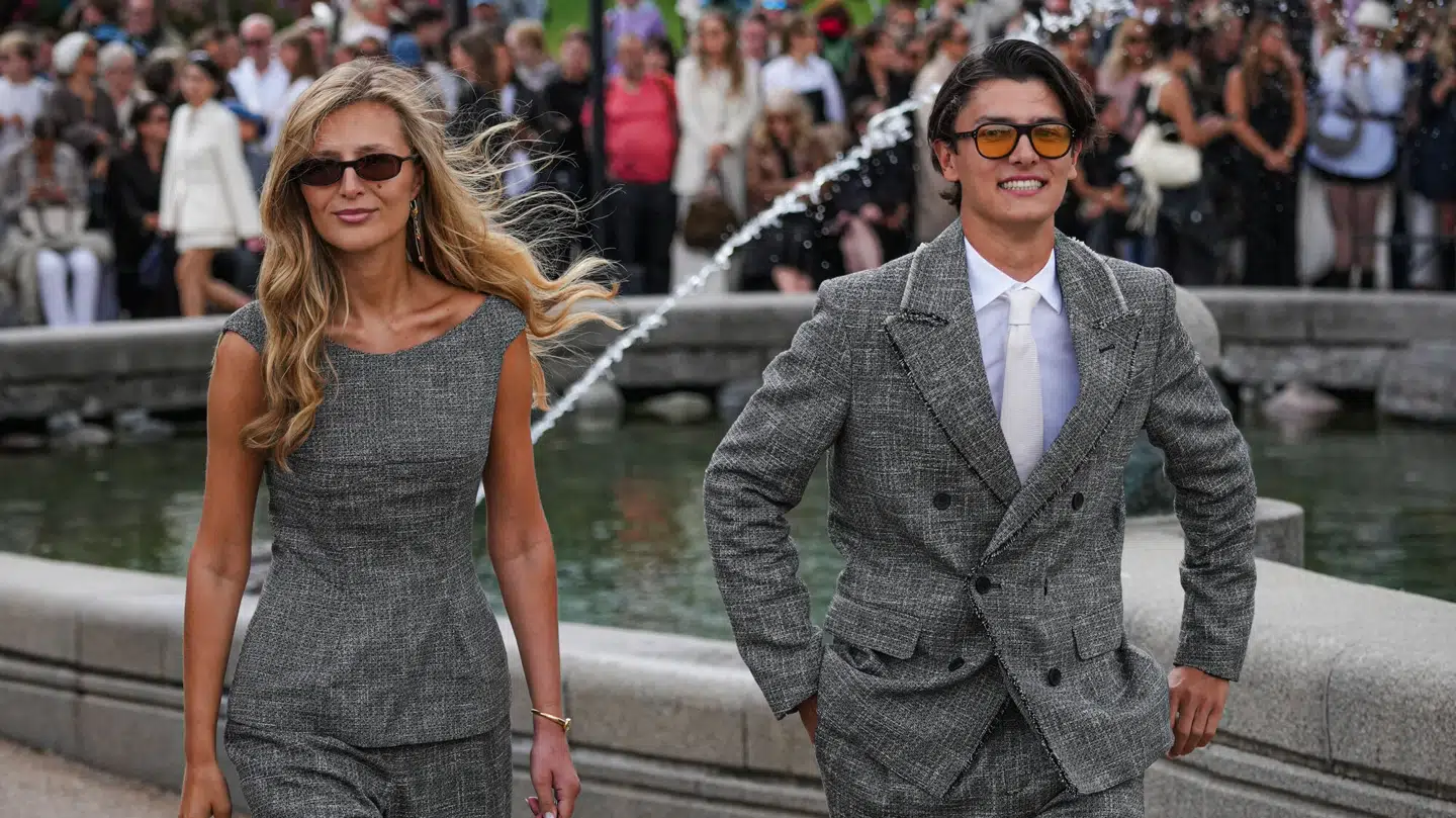 Parret ses ofte sammen til forskellige modeshows – her i forbindelse med modeugen i København i august i år.