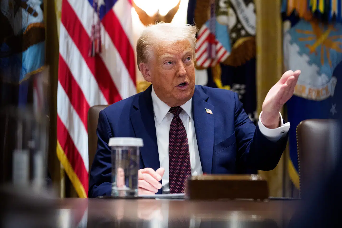 »Er det i øvrigt særligt patriotisk som dansker at heppe på Trump, som enkelte stadig gør? Ikke i min bog,« skriver Jarl Cordua. Foto: Aaron Schwartz/EPA/Ritzau Scanpix