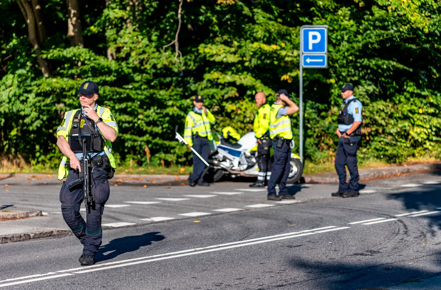 Politiet har spærret af omkring statsministerens embedsbolig, Marienborg i København onsdag den 3. september 2025. Det står endnu ikke klart hvorfor.