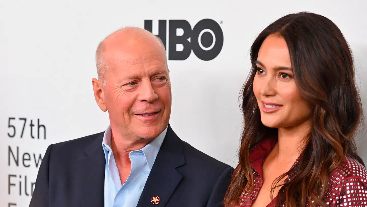 Bruce Willis og Emma Heming fotograferet på den røde løber tilbage i 2019. (Arkivfoto)